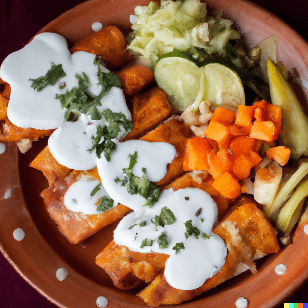 Receta de Enchiladas Potosinas con Papa y Zanahoria