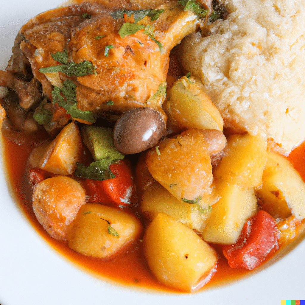 Receta de Pollo con Papas Costa Rica