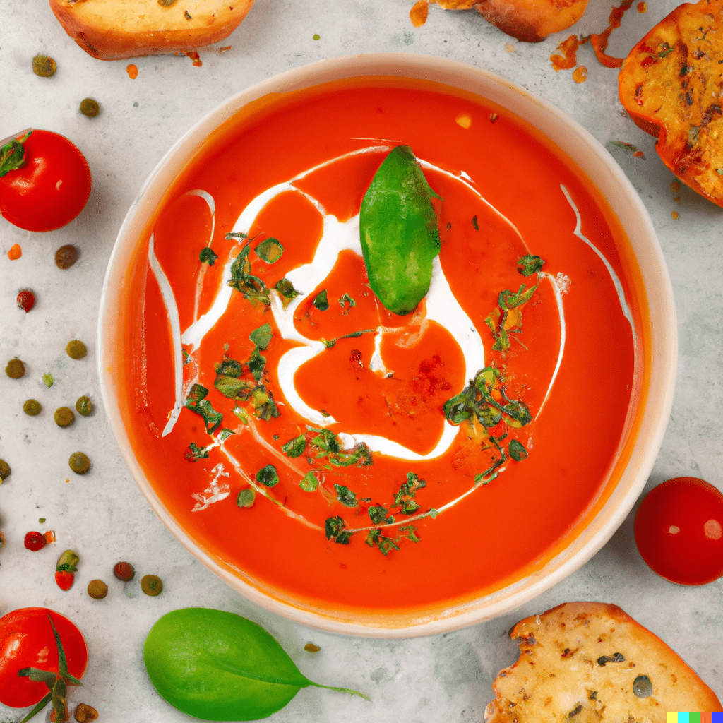 Receta de Sopa de Tomate Italiana