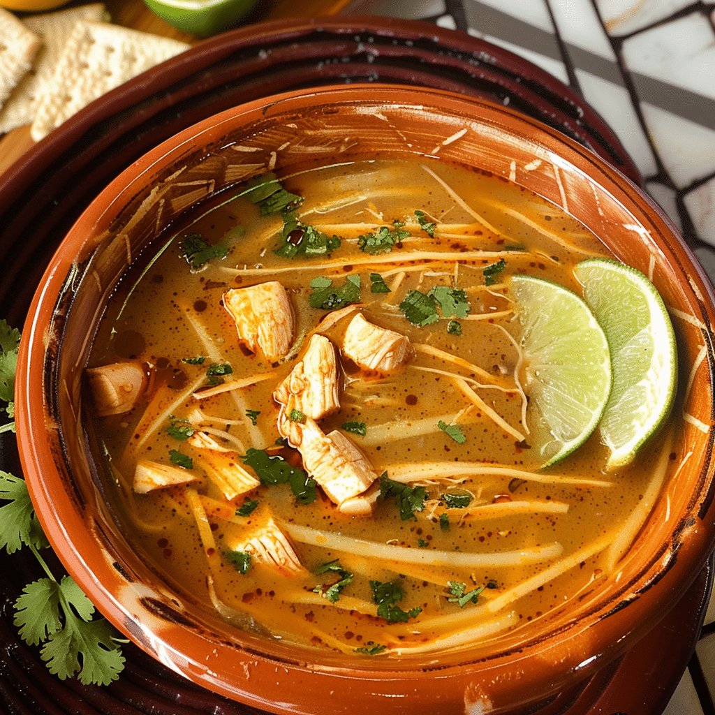 Una receta de sopa de fideos de Chef Goya