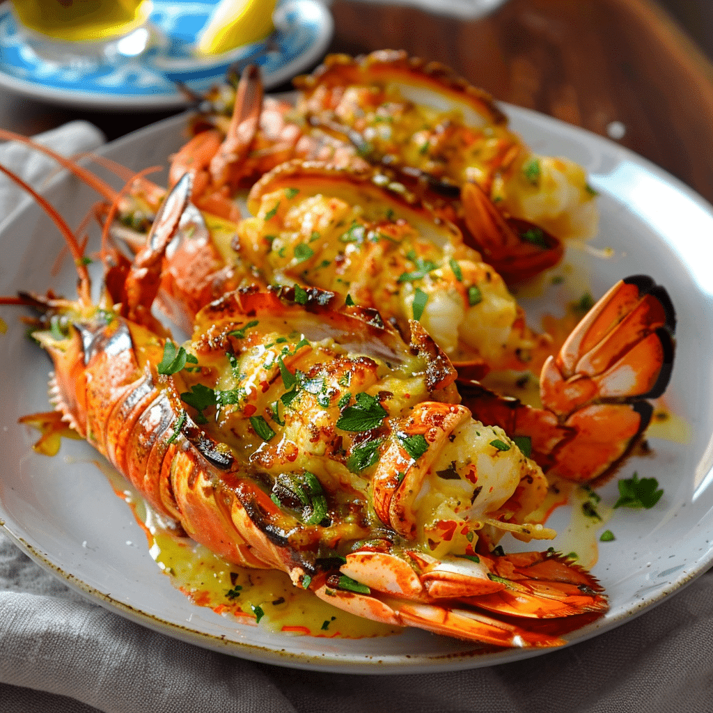 Langosta al Horno: Receta Fácil con Mantequilla de Ajo
