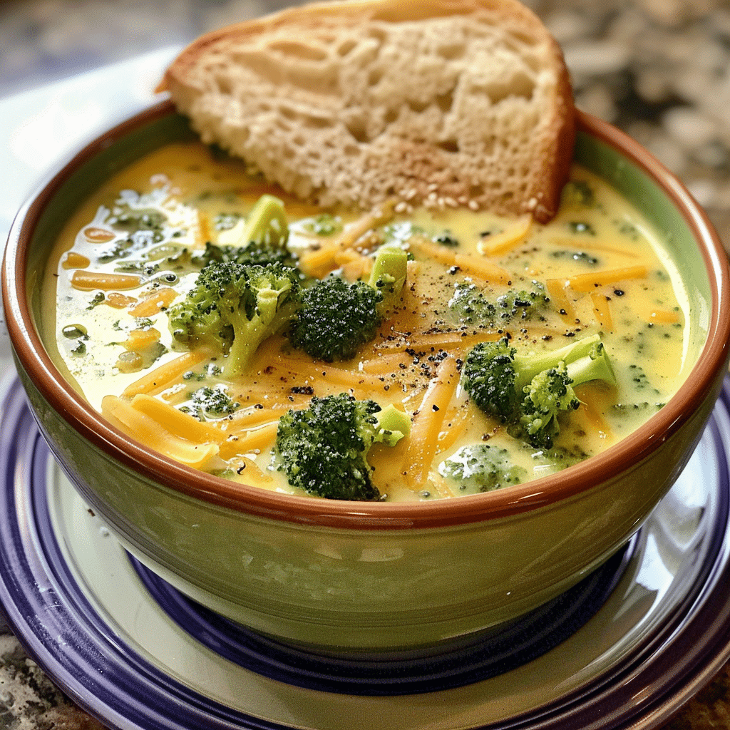 Sopa de Brocoli y Queso Receta