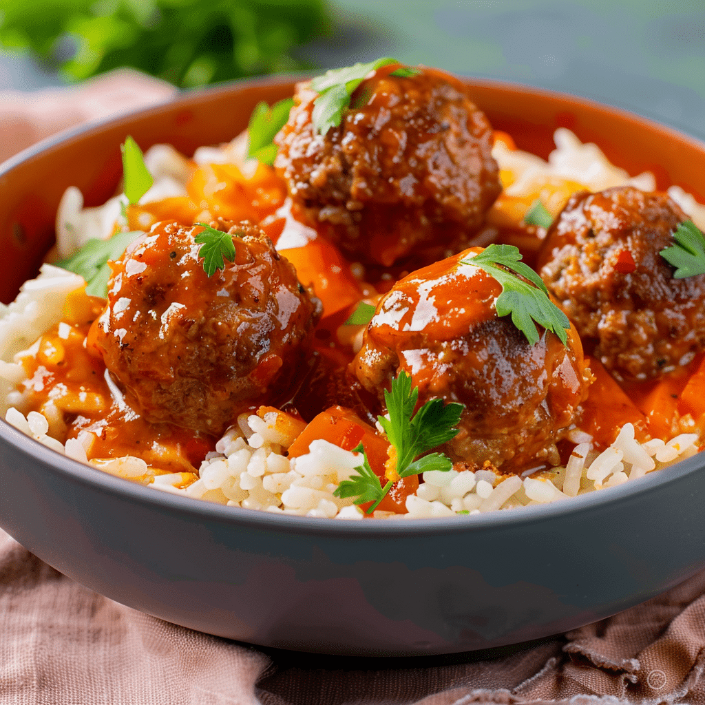 Receta de Albóndigas con Arroz