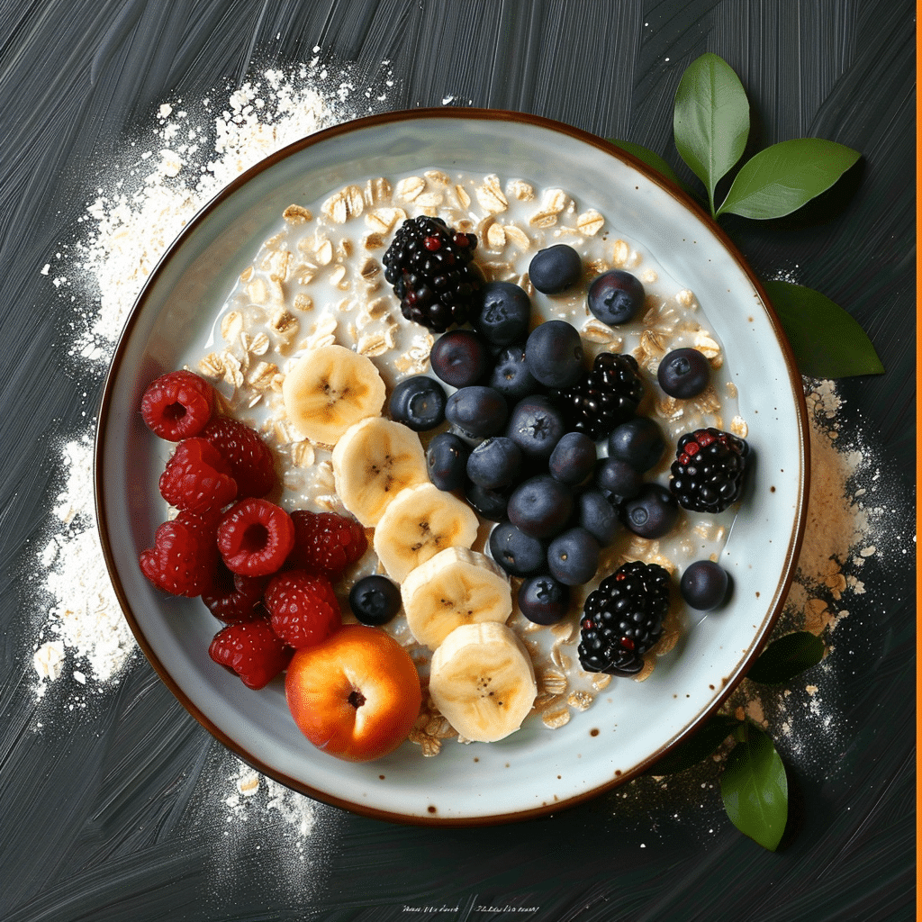 Avena con Arandanos Receta