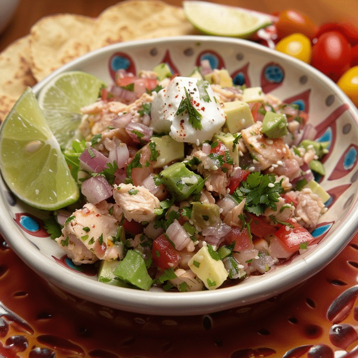 Un plato de ensalada de atún a la mexicana, receta de Chef Goya