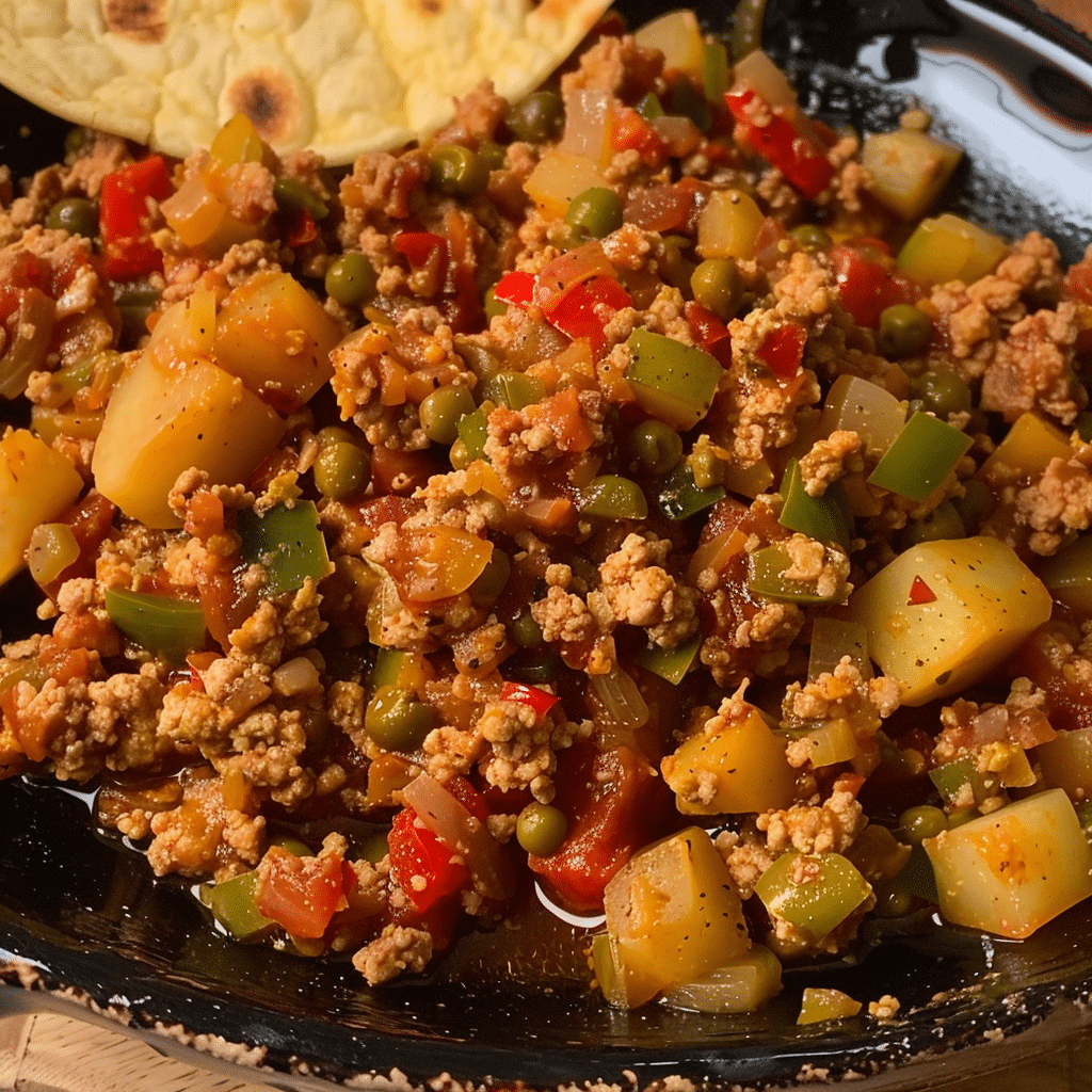 Picadillo De Pavo Receta