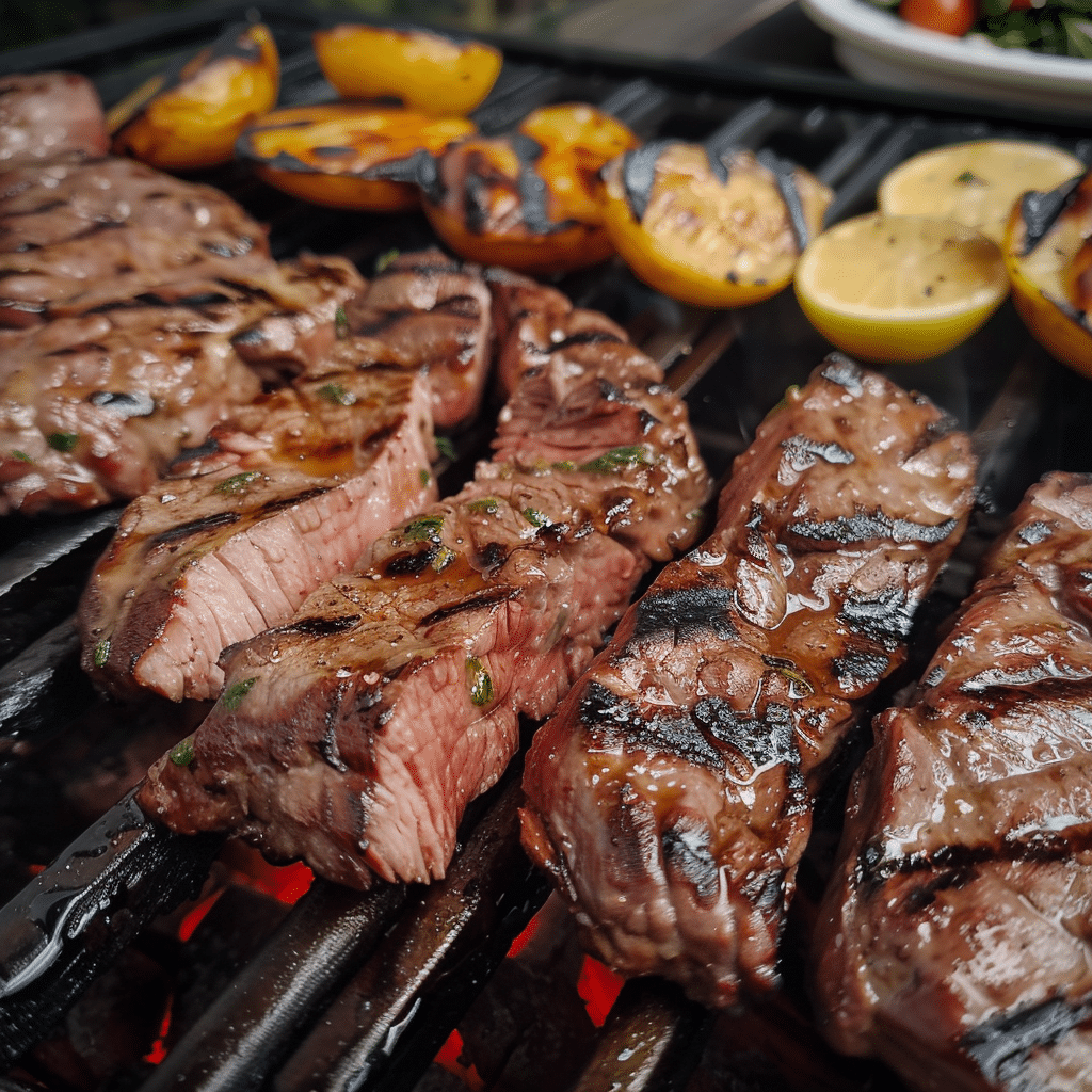 Una entraña a la parrilla lista para disfrutar en familia, receta de Chef Goya