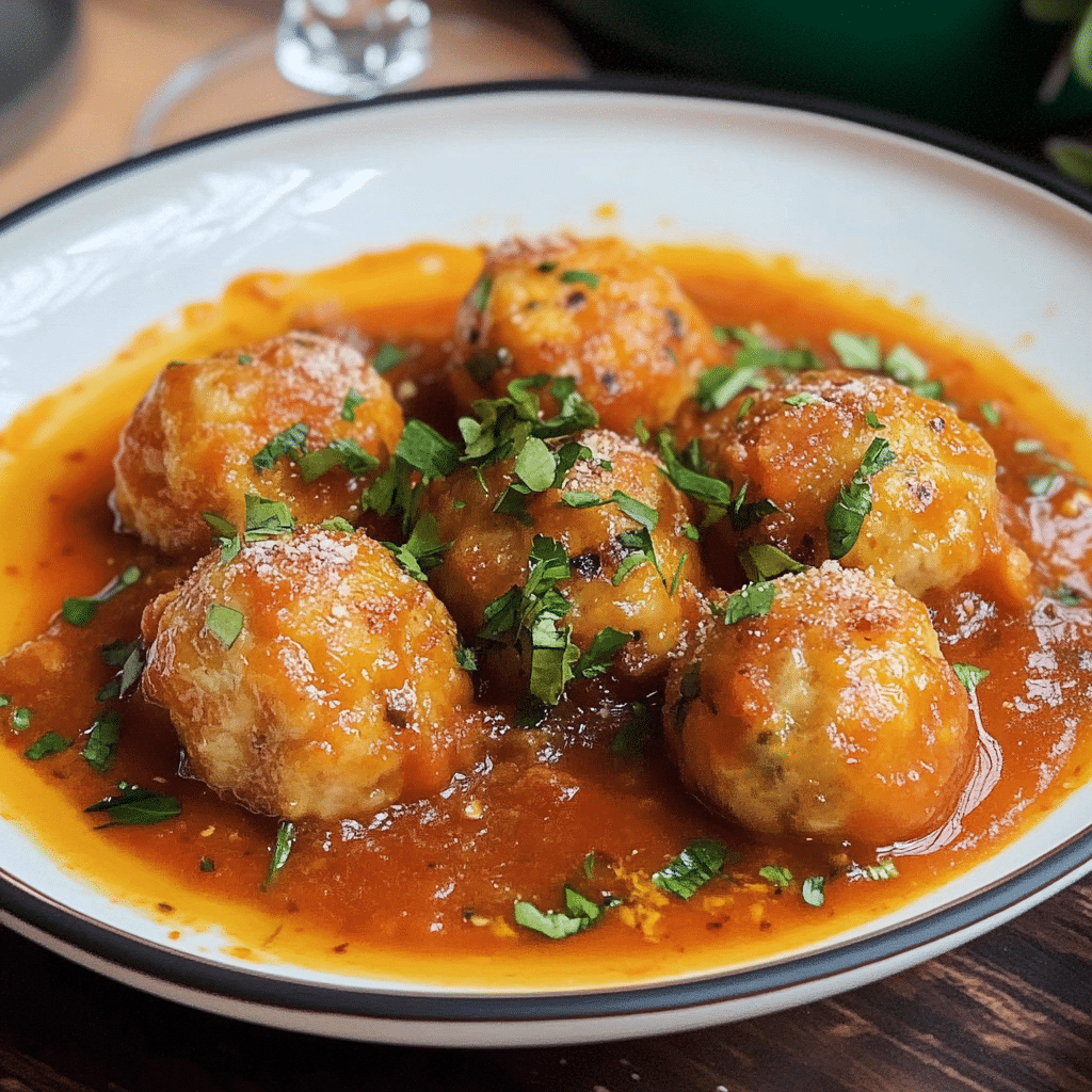 Un plato con albóndigas de pavo, una nueva receta para tu cocina, receta de Chef Goya.