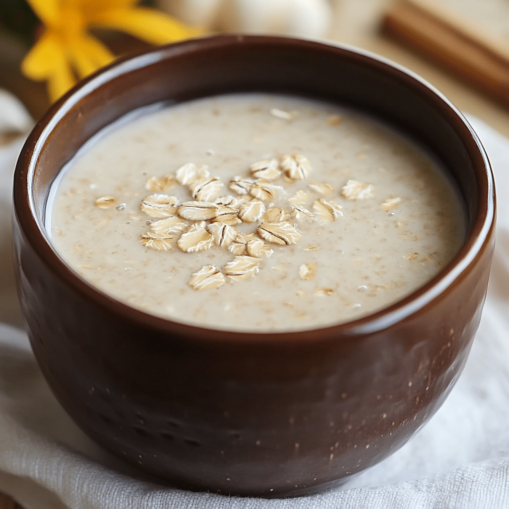 Un vaso de avena dominicana, ideal si deseas algo nutritivo y fácil de hacer, receta de Chef Goya.