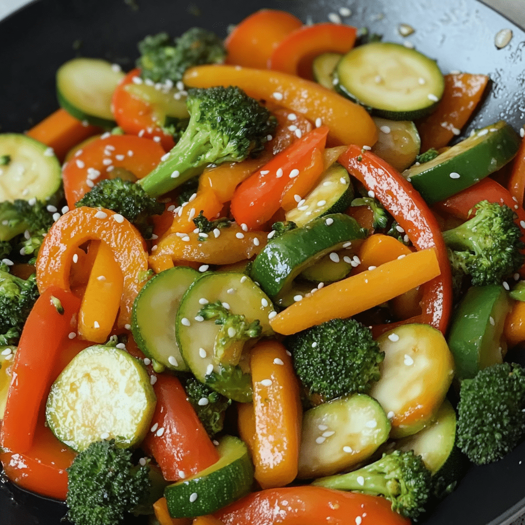 Un plato de vegetales salteados, ideal si deseas acompañar tu almuerzo con algo saludable, receta de Chef Goya.