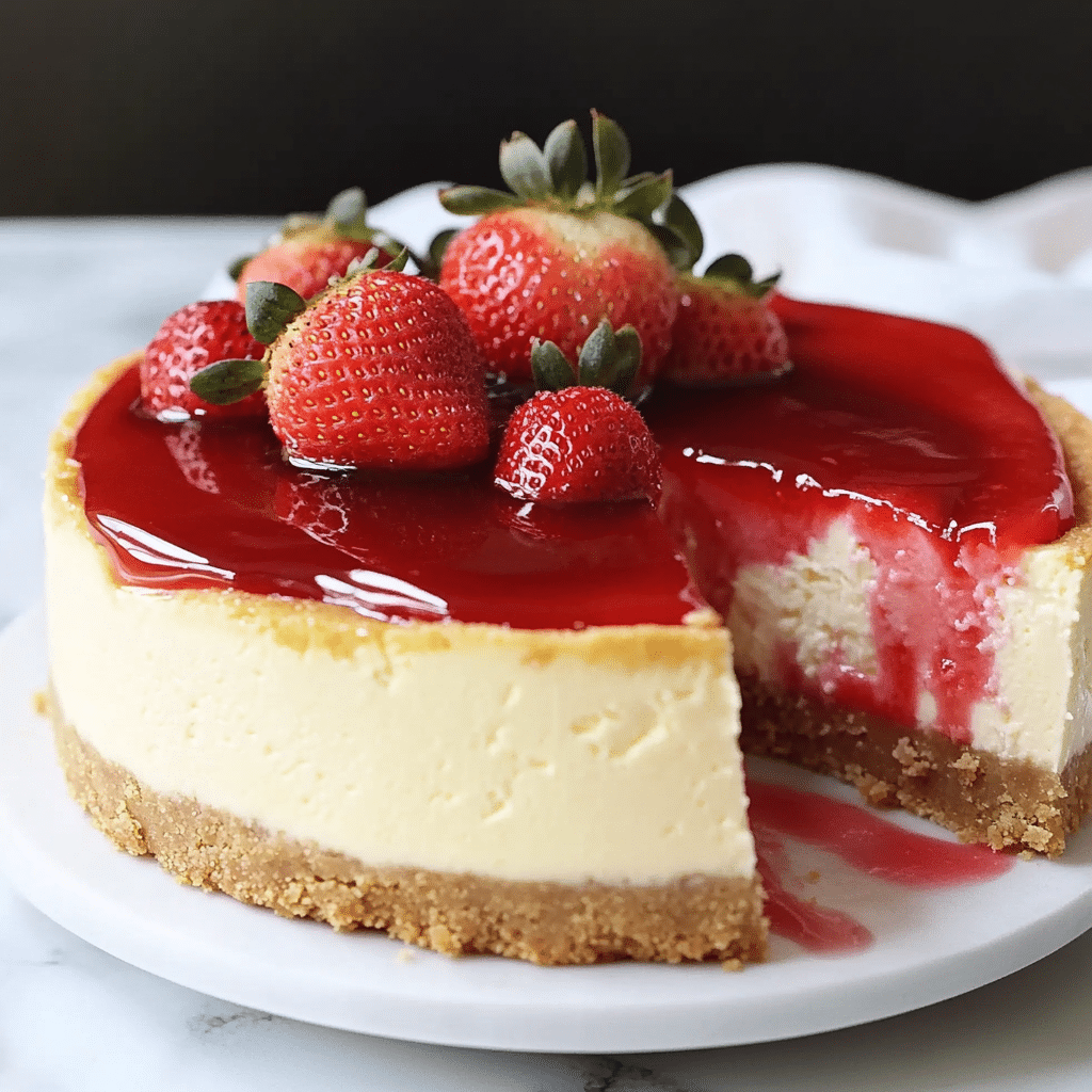 Receta de Cheesecake de Fresa