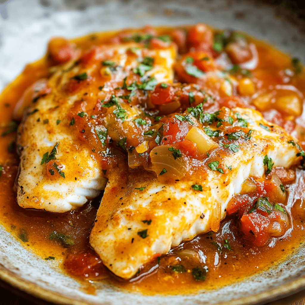 Receta de Tilapia en Salsa