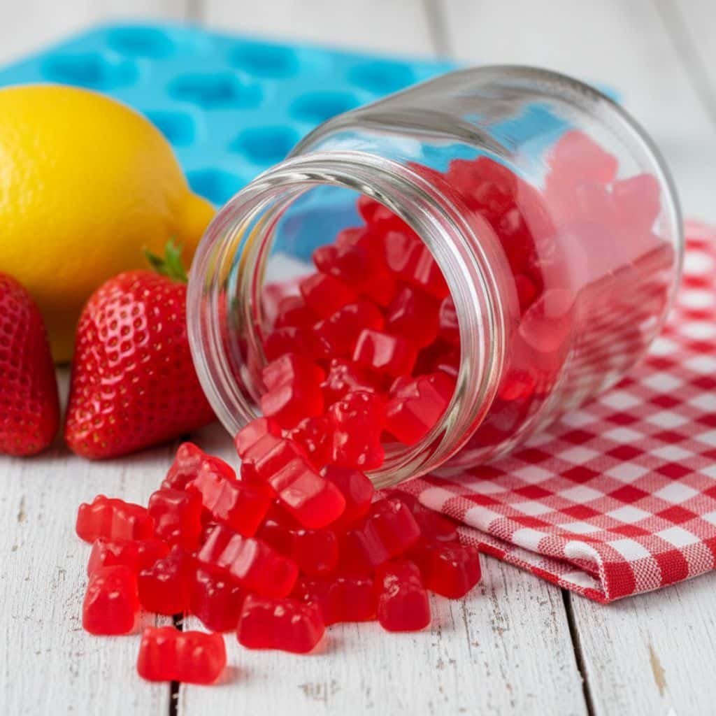 Strawberry Gelatin Gummy Recipe