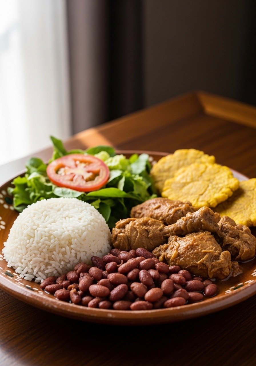 La Bandera Dominicana: Receta del Almuerzo Nacional Completo