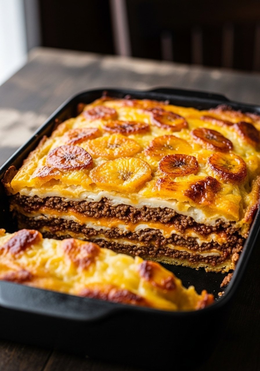 Pastelón Puertorriqueño: Receta Auténtica de Lasaña de Plátano