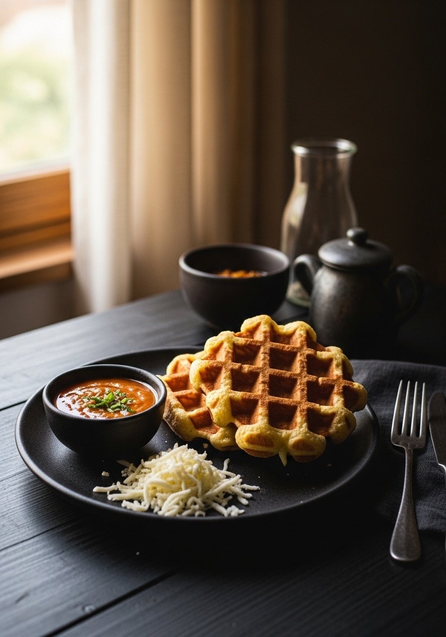 Waffles de Pandebono: Receta Colombiana Crujiente y Fácil