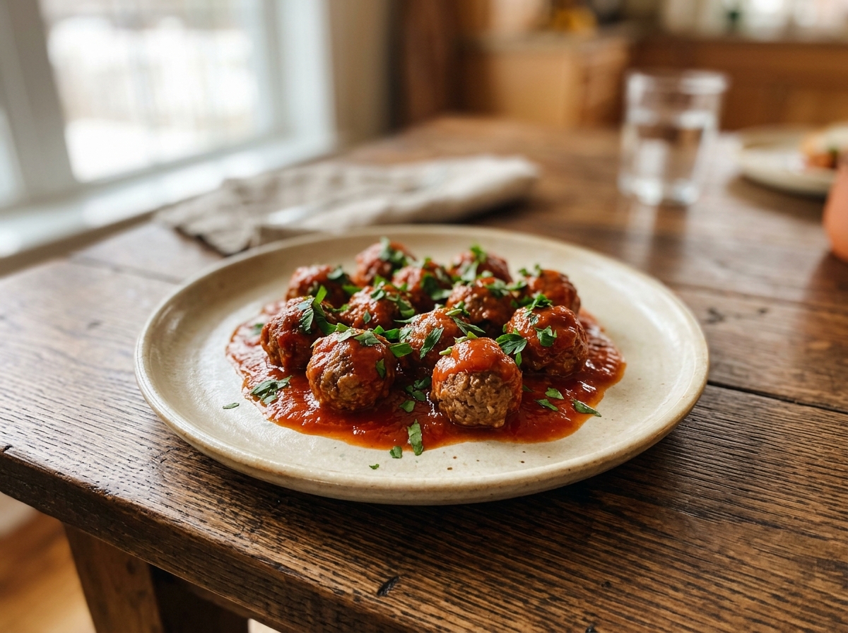 Pulpetas de carne en salsa de tomate