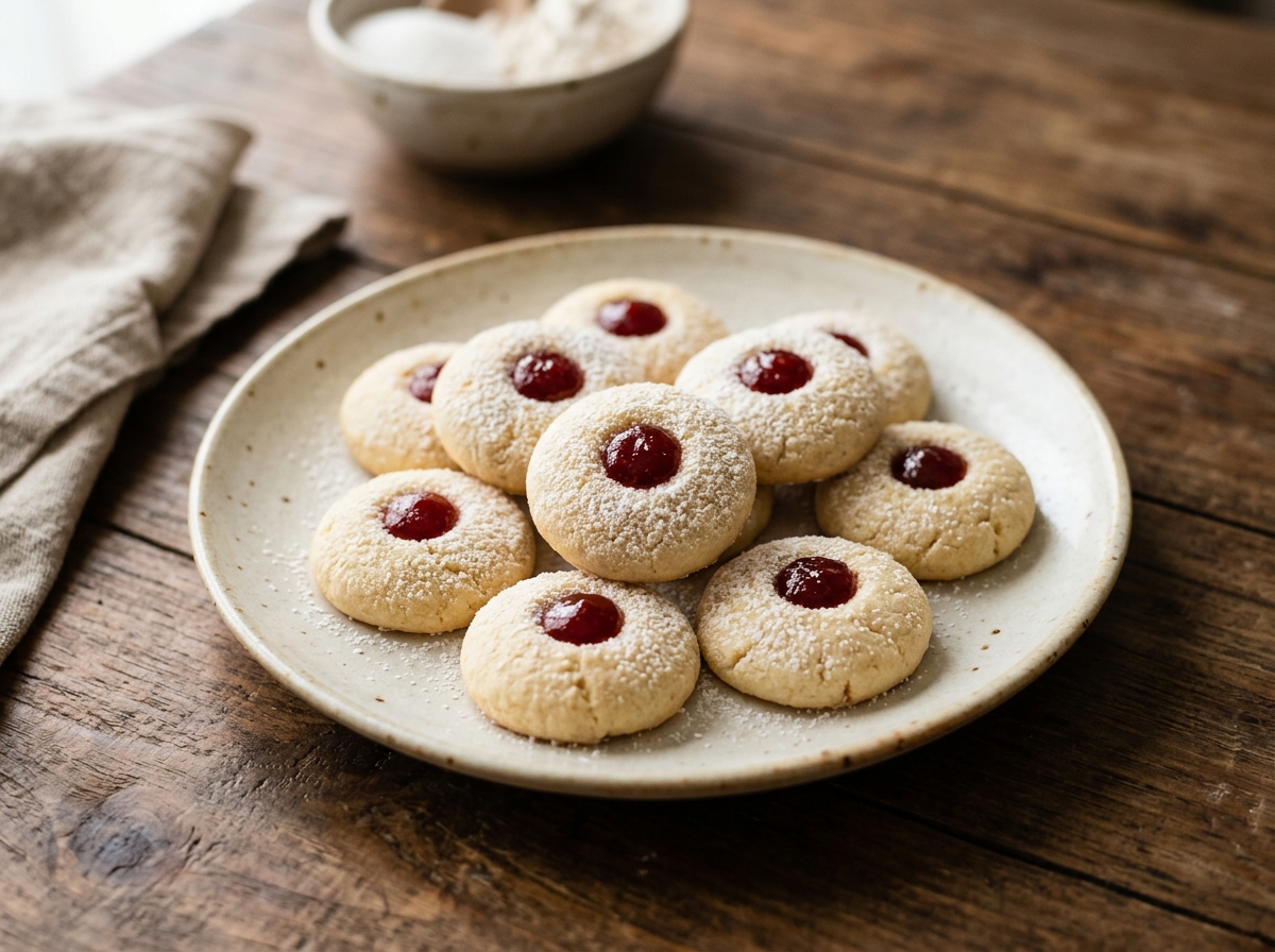 Torticas de Morón cubanas con guayaba en el centro